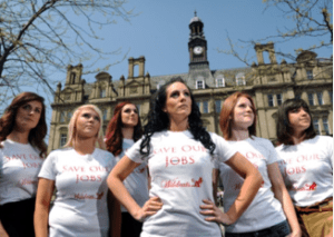 Dancers Protest