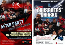 Crusaders v Sharks rugby union match